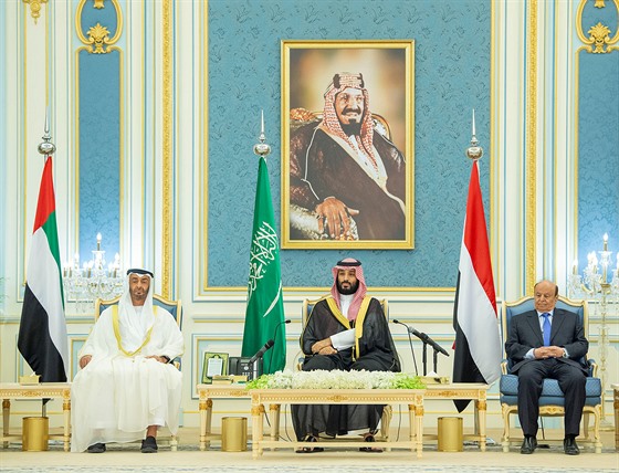 Podpis dohody mezi jemenskou vládou a sunnitskými separatisty v saúdskoarabském...