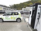 Rychlonabíječka elektromobilů Škoda v Praze na Podbabě
