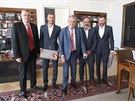Prezident republiky Milo Zeman pijal na Praském hrad éfa fotbalové Slavie...