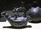 Nejstarí exponáty na výstav Poklad Ink pedstavuje keramika.