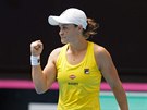 Australanka Ashleigh Bartyová ve finále Fed Cupu.
