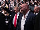 Na galaveer UFC 244 v New Yorku zavítal i prezident USA Donald Trump, vedle...
