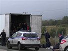 ecká policie nala 41 migrant v chladírenském kamionu