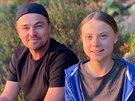 Herec Leonardo DiCaprio a aktivistka Greta Thunbergová (1. listopadu 2019)