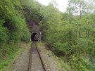 Stíbrný tunel na trati 174 ped Roztoky u Kivoklátu