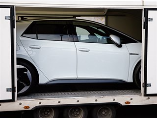 Volkswagen ID.3 je v Praze.