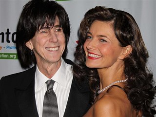 Ric Ocasek s manželkou Pavlínou Pořízkovou (15. září 2019)