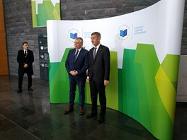 V pátek dopoledne premiér Andrej Babi jednal na pd Evropského úetního...