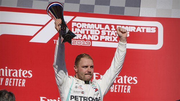 Valtteri Bottas z Mercedesu vyhrl Velkou cenu USA.