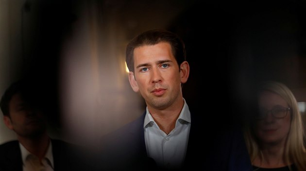 f rakouskch lidovc a bval a zejm i budouc kancl Sebastian Kurz na jednnch o nov rakousk vld (5. listopadu 2019)