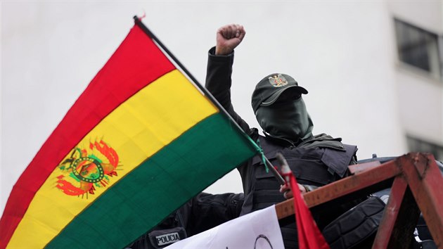 Protivldn protesty v Bolvii. (9. listopadu)