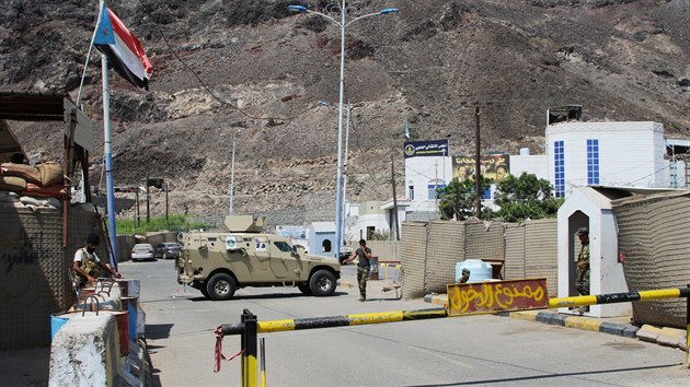 Jihojement separatist dr hldku v Adenu. (5. listopadu 2019)