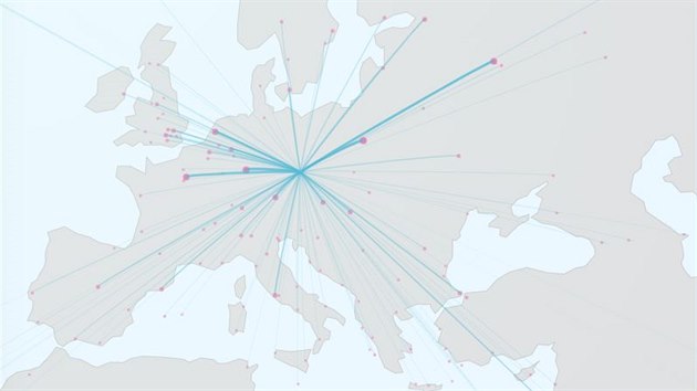 Vyhledva Direct Flights, kter se sousted na pm lety