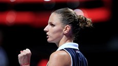 Karolína Plíšková se raduje z postupu do semifinále Masters, porazila Rumunku...