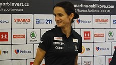 Martina Sáblíková bhem tolik úspné minulé sezony. 