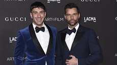 Jwan Yosef a Ricky Martin na LACMA Art and Film Gala (Los Angeles, 2. listopadu...