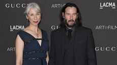 Partneři Alexandra Grantová a Keanu Reeves na LACMA Art and Film Gala (Los...