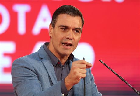 panlský premiér a éf vládních socialist Pedro Sánchez (8. listopadu 2019)