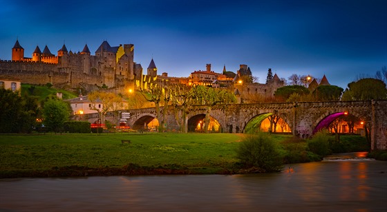 Carcassonne si právem dělá nárok na nejkrásnější hrad ve Francii.