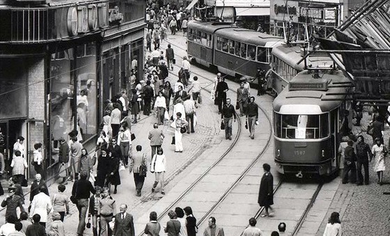 Masarykova ulice v centru Brna.