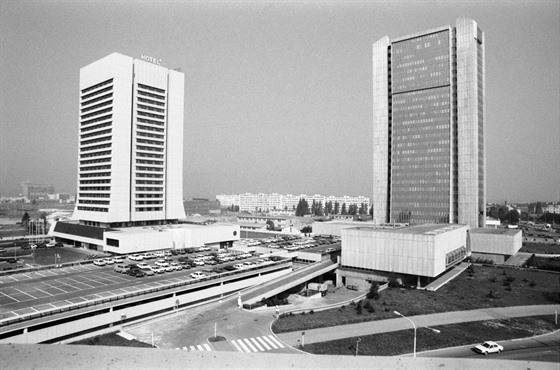 Vkov budovy na Pankrci - Interhotel Panorama, PZO Motokov