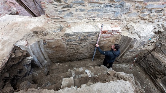 Archeologové odkryli na hradě Helfštýně během velké rekonstrukce tamního paláce...
