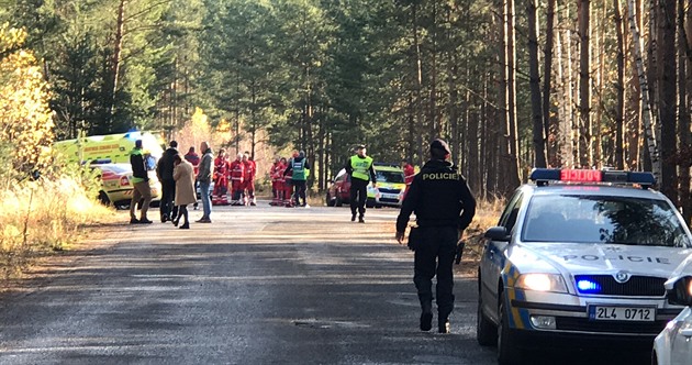 Zásah záchraná u výbuchu chemikálií ve firm v Hamru na Jezee na eskolipsku...