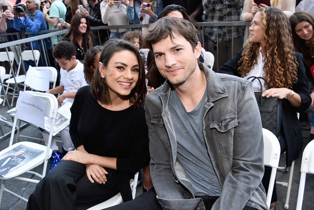 Mila Kunisová a Ashton Kutcher (Hollywood, 3. kv�tna 2018)
