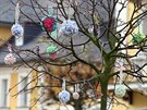 Zimn� ozdoby dost�vaj� ve Franti�kov�ch L�zn�ch i n�kter� stromy.