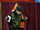 Volit pili i zástupci bloruské armády. (17. listopadu 2019)