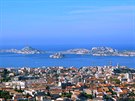 Výhled na Marseille a okolní ostrovy
