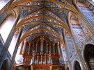 Interiér katedrály svaté Cecilie ve francouzském mst Albi
