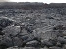 Vychladlé magma z islandské sopky Askja