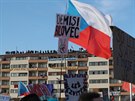 Demonstrace za demokracii, kterou na praské Letné poádá iniciativa Milion...