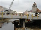 Dlnci v Olomouci dokonuj hrubou stavbu jednoho z klovch most
