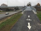 Nov� cyklostezka vede z centra Jihlavy k pr�myslov� z�n� v P�vov� na severn�m...