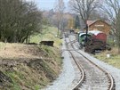 U Zubrnic zprovoznili dalí ást historické vlakové trati pro muzeální lokálku....