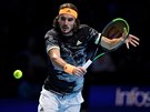 Stefanos Tsitsipas na londýnském Turnaji mistr.