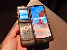 Nová a stará Motorola Razr