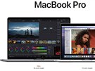 Srovnání velikostí stávajících velikostí notebook Apple MacBook Pro.