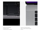 Zvuk u nového 16" MacBooku Pro zajiuje estice reproduktor s dvojitými...