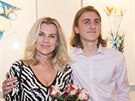 Leona Machálková a její syn Artur ípek (12. listopadu 2019)