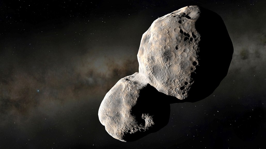 Planetka Ultima Thule (vizualizace)