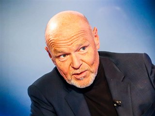 Herec Marek Vašut v diskusním pořadu Rozstřel. (11. listopadu 2019)