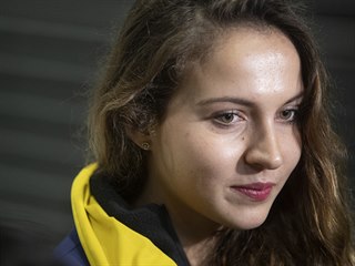 Anna Kellnerová při prohlídce O2 areny před Global Champions Prague Playoffs...