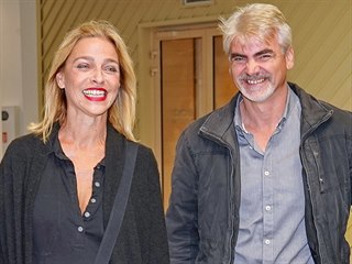 Lucie Zedníčková a její nový partner Miroslav Ollé (Praha, 30. září 2019)