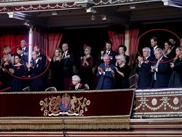 Královská rodina v Royal Albert Hall na slavnosti připomínající oběti první...