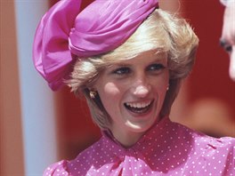 Princezna Diana na návštěvě Austrálie (Perth, 7. dubna 1983)