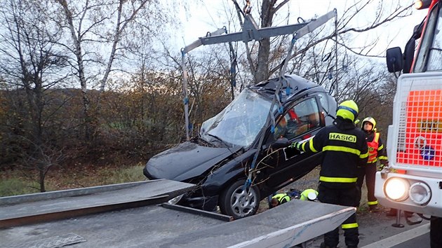 Pi tragick nehod v Havov zemeli dva lid (15. listopadu 2019).