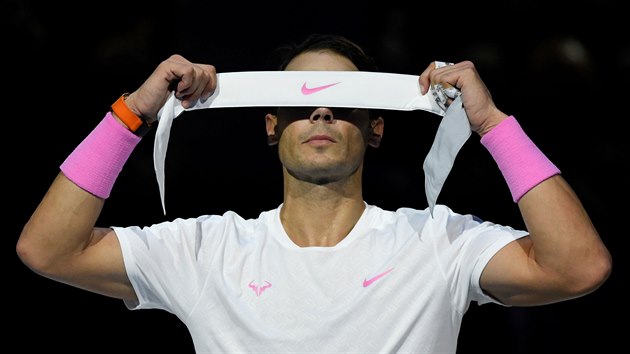 Rafael Nadal si ve elenku na londnskm Turnaji mistr.